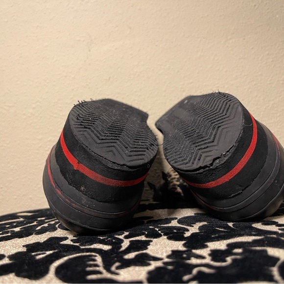 Fuzzy Leopard print Spiked Platform Hightop Sneakers w/ Xtra laces - Picture 5 of 6